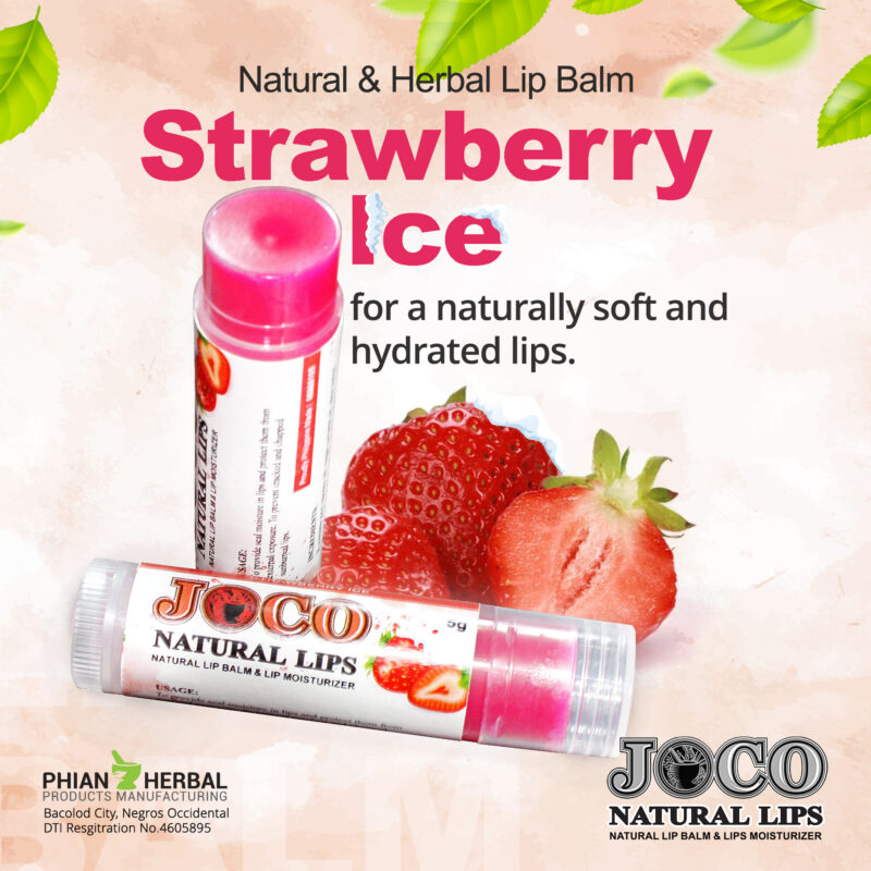 Joco Strawberry Lip Balm